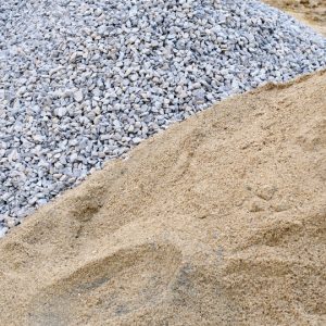 BSH Recycling aggregates - sand and gravel at Bourne depot