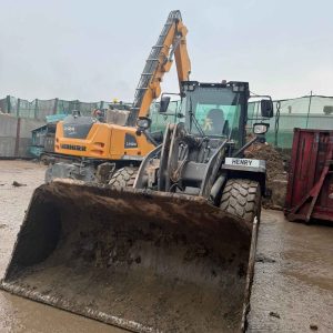 BSH Recyling Digger with New Registration Plate