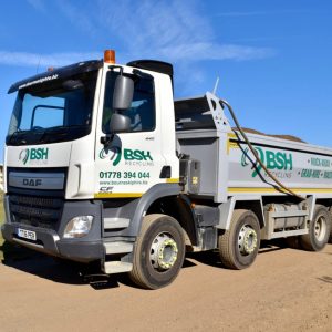 BSH Muckaway lorry blue skies